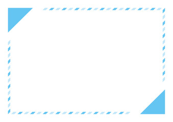 水色背景フレーム