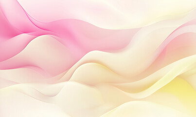 Fototapeta premium Soft rose and pale yellow abstract backdrop with text space for a modern design