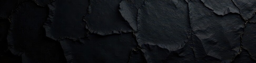 Faded black paper; irregular surface, creases, antique feel , aged, irregular