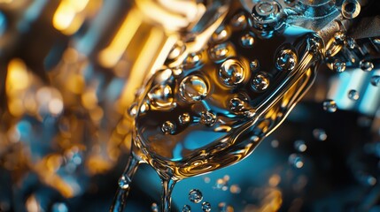 Capturing Subtle Nuances of Macro Water Drops in Vibrant Colors