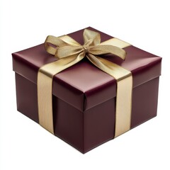 Obraz premium Elegant Gift Box with Gold Ribbon Perfect for Celebrations