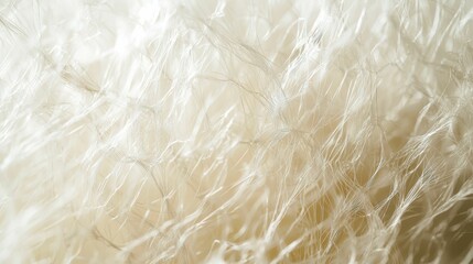 Obraz premium Close-Up Macro Shot of Fireproof Ceramic Fibers in Natural Texture