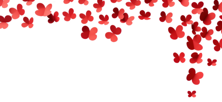 PNG Clover leaf floral border backgrounds petal plant. - Powered by Adobe