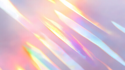 Obraz premium blurred rainbow light refraction