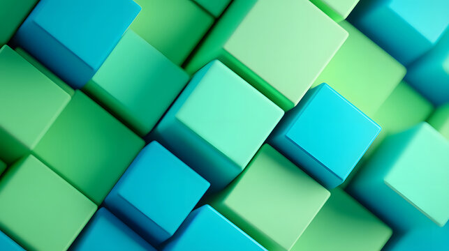 Abstract dot green wave gradient texture technology background, data tunnel background