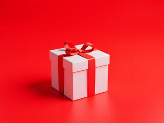 Obraz premium Holiday Celebration Event Gift box 3d rendering of Shopping festival Valentine's Day elements