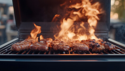 Bar b q tikka , Bar b q tikka with fire , bar b q on fire grill