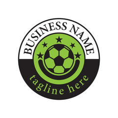 Football vector logo design
