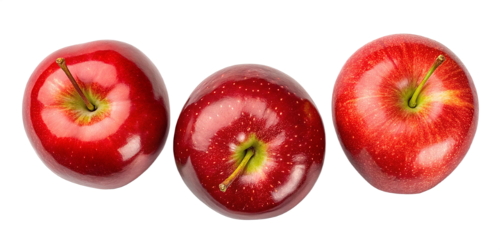 Fresh Red Apples – Top View, Isolated on Transparent Background
Ripe Red Apples – High-Quality PNG with Transparent Background