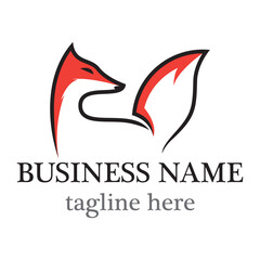 Fox vector logo design