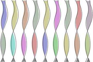 Abstract background with line and shape colorful