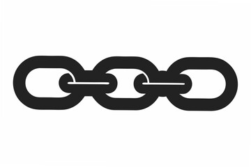 chain  silhouette vector illustration