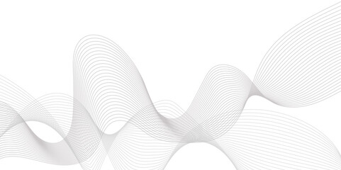 Fototapeta premium Abstract wavy curve lines background. Modern template abstract design flowing particles wave digital frequency track equalizer. abstract wave line for banner, wallpaper background with wave design.