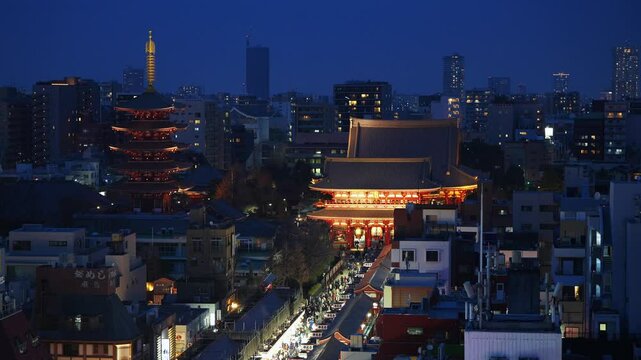 浅草寺夜景