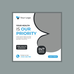 Your Health Is Our Priority Social media