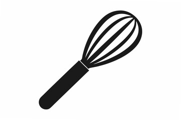 whisk  silhouette vector illustration