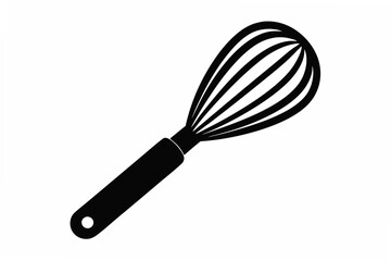 whisk  silhouette vector illustration