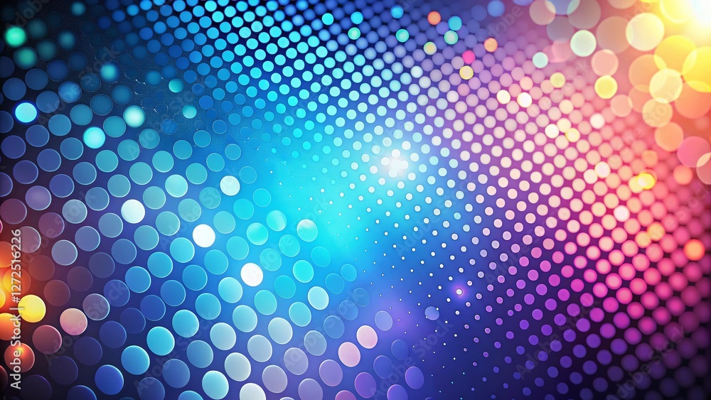 Poster monochromatic gradient dot pattern minimalist background stock photo