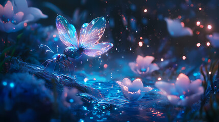 secret corner universe neon flowers