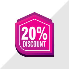 20% Discount Banner - Best Deal Offer Template