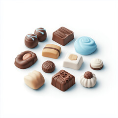 Obraz premium 3月14日, ホワイトデー, チョコレート, チョコ, キャンデー, 食べ物, 甘い, デザート, 白, 孤立した, プラリーヌ, チョコ, 茶色, 暗い, トラッフル, 甘い, 美食家, 軽食, 贈り物, 牛乳, おいしい, シュガー, おいしい, バレンタイン, カカオ, eat, プラリーヌ, 種類