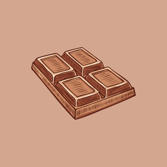 chocolate hand drawn looks delicious