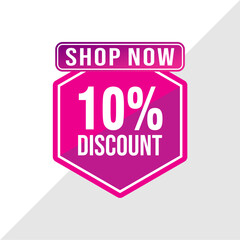 10% Discount Offer Banner - Special Promo Deal