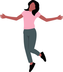 People Jumping Illustration