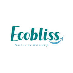 ECOBLISS quote design art typographic vector lettering nature leaves