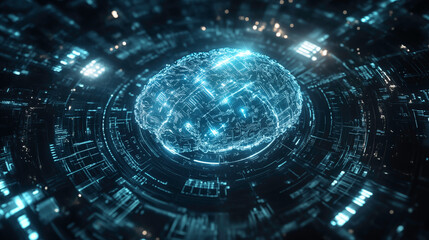 Obraz premium Artificial Intelligence Concept Illustration