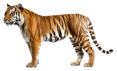 Fototapeta premium PNG Tiger wildlife standing animal.