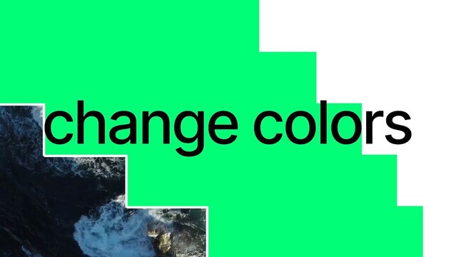 Block Shape Transitions with Text