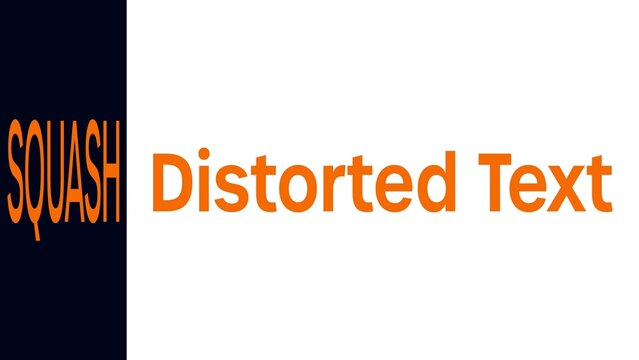 Distorted Frames with Text and Media
