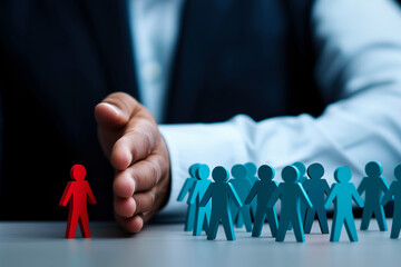 Exclusive Business Leadership Concept: Team Management, Corporate Strategy, and Employee Empowerment. A Vision of Success and Growth in the Modern Workplace.