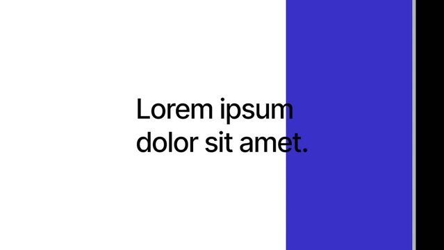 Solid Shape Transitions with Text