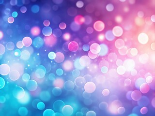 Obraz premium Pastel Pink Purple Blue Gradient Bokeh Background, Abstract Smooth Lines, Soft Defocused Texture