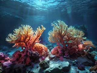 coral reef in the red sea
