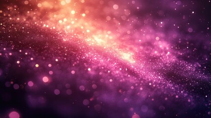 Fototapeta premium Pink purple galaxy sparkle bokeh background