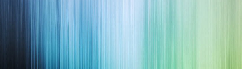 Obraz premium Abstract gradient with vertical lines in soothing blue and green hues.