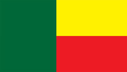 Benin flag design illustration