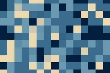 Square pixelated texture in light blue with soft and clean geometric arrangement. Abstract background concept