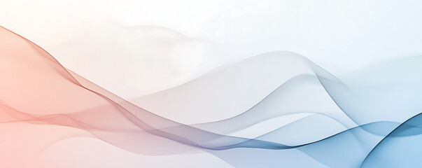Fototapeta premium Abstract wavy background in soft colors for design projects and presentations.