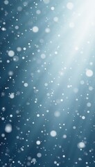 Grey sky with intricate snowflakes drifting lazily through the air, soft, snowflake, atmosphere