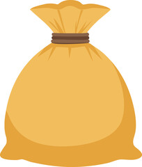 동전 가방 벡터 일러스트