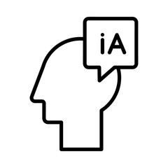 AI education head icon
