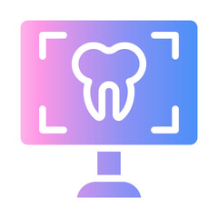 Obraz premium x Gradient icon