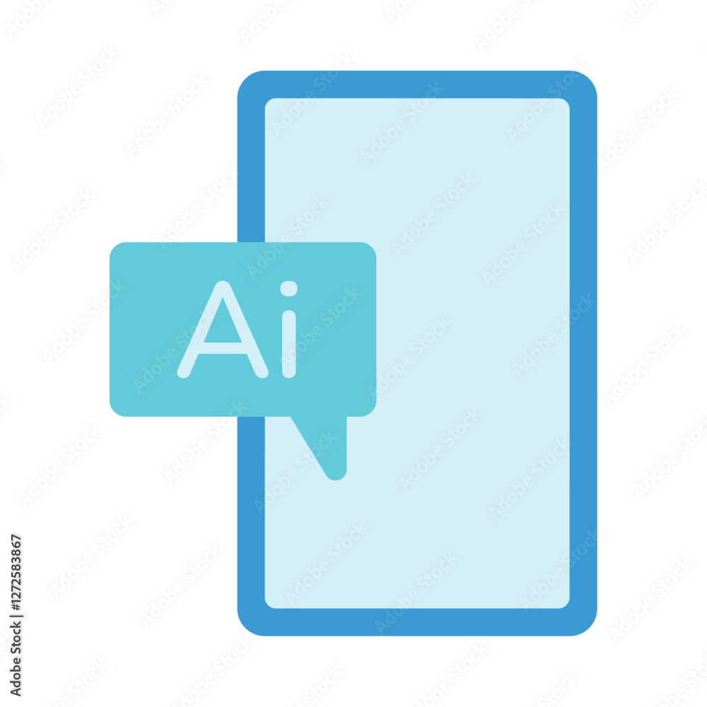 Poster generative ai interface icon