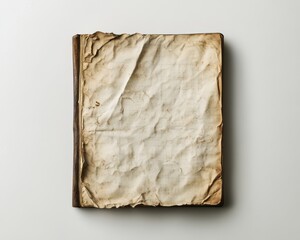 Dementia risk depicted by a weathered, forgotten diary. Featuring soft, nostalgic lighting