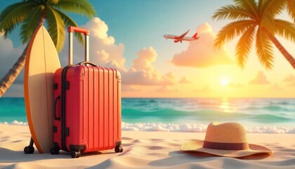 Obraz premium couple on the beach