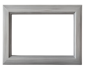 Light gray wooden picture frame